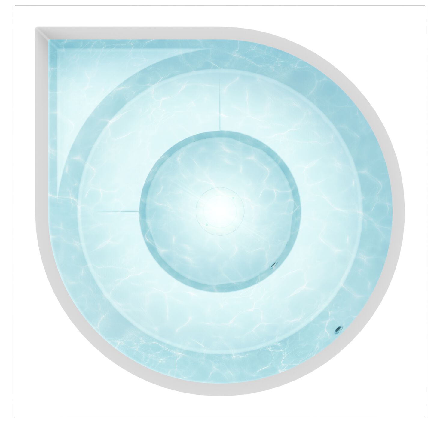 Открытый акриловый мини-бассейн Drop PISARA ARCH-00140108 - Вид №3