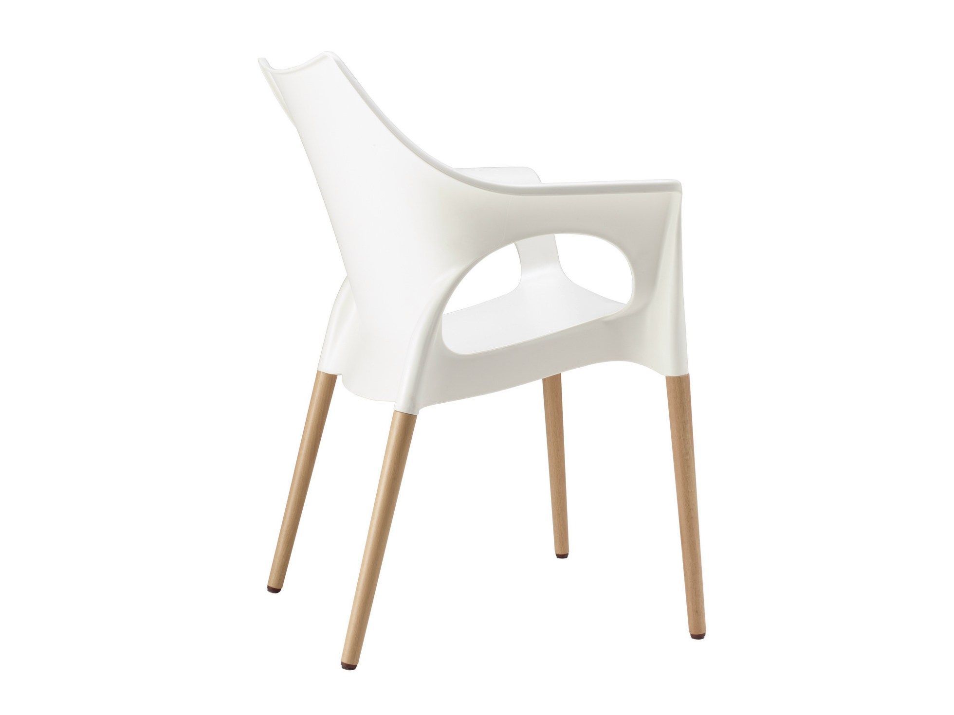 Штабелируемый стул из инженерного пластика с подлокотниками S-CAB NATURAL OLA ARCH-00115663 - Вид №1