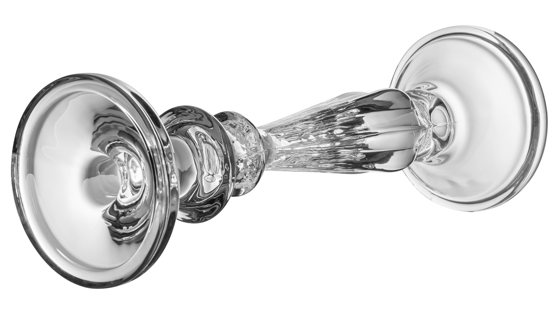 10629112 Rasteli Подсвечник стеклянный Rasteli "Король" 29,9см Стекло  - Вид №1