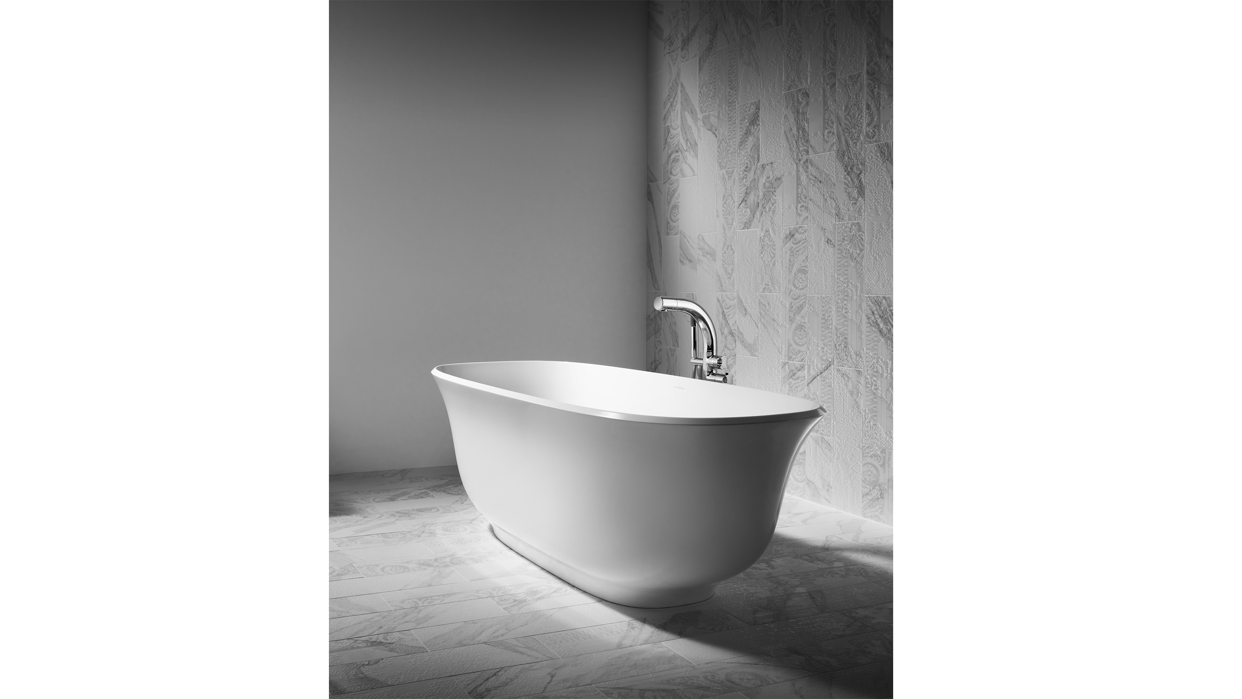 AMT-N-SG-NO Ванна отдельностоящая Victoria + Albert Amiata Stone Grey - Вид №1