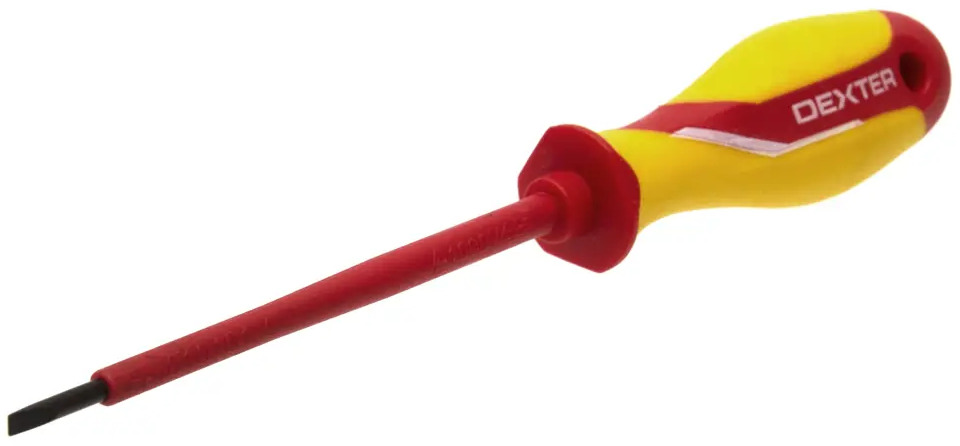 18147772 Отвёртка диэлектрическая прямая Dexter SL3x100 мм STLM-0009597