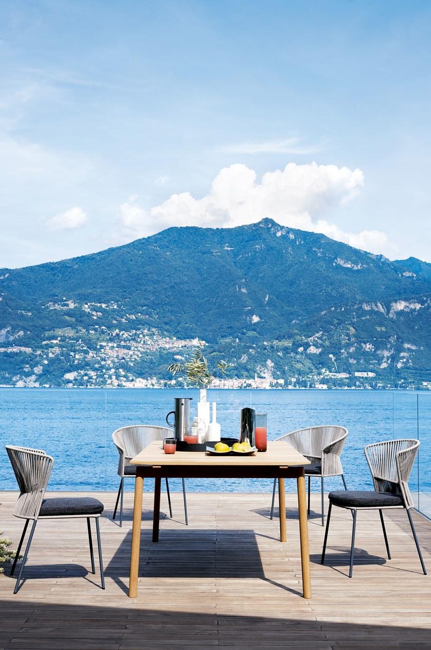 Potocco Прямоугольный садовый стол в ироко Dock 897/tr fix - Вид №5