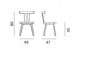 Gervasoni Деревянный стул Gray sun-id-1434701 - Вид №10