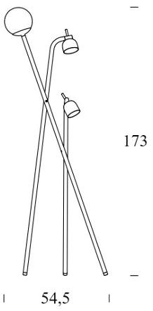 FontanaArte Регулируемый светодиодный торшер sun-id-1378789 - Вид №2