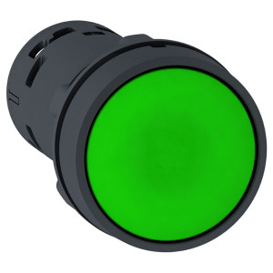 XB7NH31 Кнопка Harmony 22 мм, IP65, Зеленый Schneider Electric Кнопки и лампочки