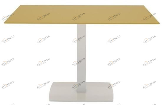 Andreu World Прямоугольный стол из стали Colors Bm4552