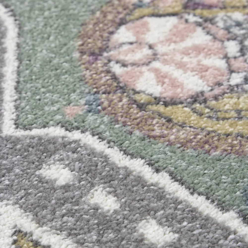 Santreyd Ковер Призма 100x150 см с фризе ворсом зеленый 89376422 STLM-1429782 - Вид №4