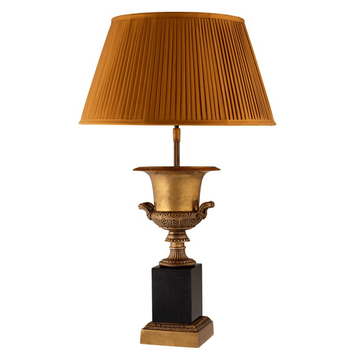 Настольная лампа Aliana от Eichholtz бронза 109577 EICHHOLTZ ИНТЕРЬЕРНЫЕ 061918 Бронза;оранжевый  - Вид №1