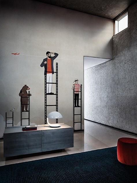 Wall&decò Поп-арт обои Contemporary wallpaper 2018 sun-id-1463546 - Вид №3