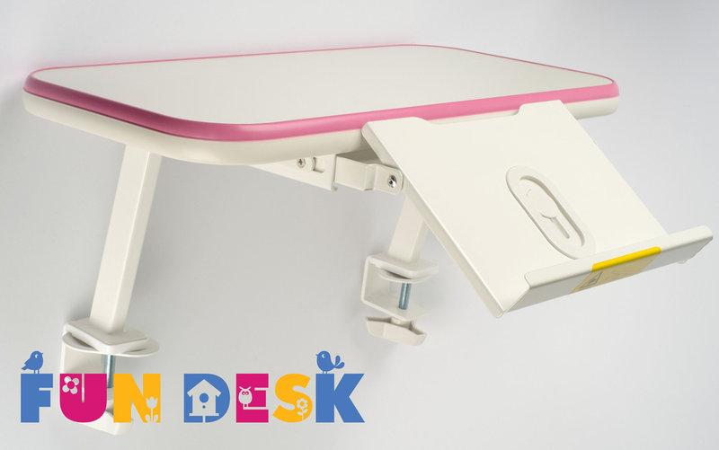 Полка для книг розовая FunDesk Pink FUNDESK  00-3948518 Белый;розовый Santreyd  - Вид №3