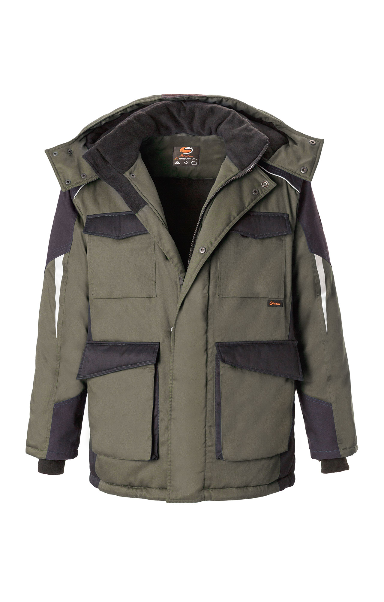 5037901 Костюм утепленный серый хаки графит STATUS  Зимняя спецодежда  размер 64-66/170-176  - Вид №3