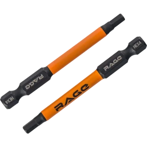 Бита RAGE HEX4 70 мм магнитная для мебельных винтов, 2 шт 89422044