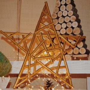 NS162 Звезда из дерева Dekoraniaevents Navidad