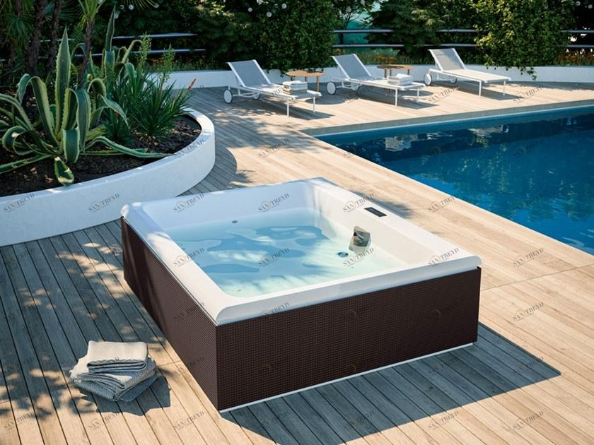 Glass1989 3-х местный мини-бассейн с гидромассажем Home & spa rituals sun-id-1483168