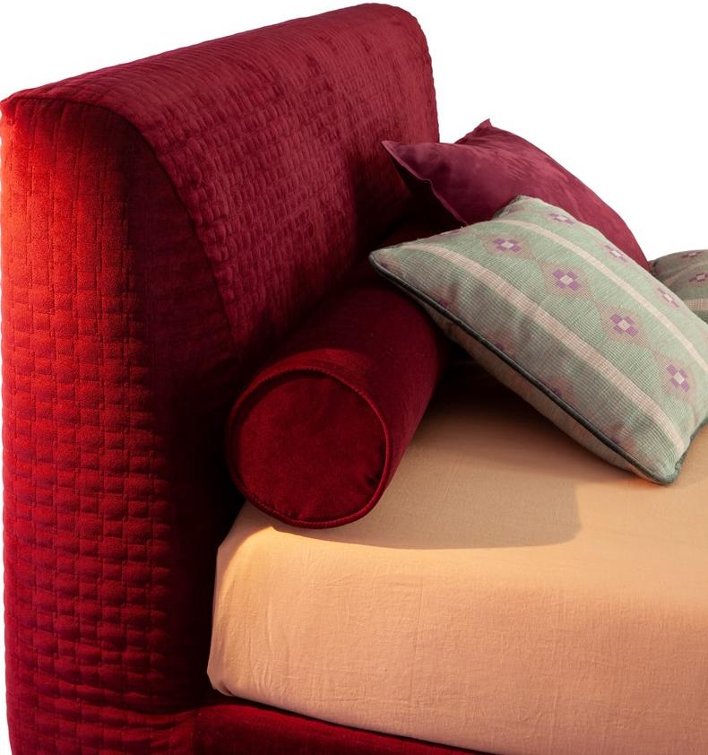 Twils Двуспальная кровать с обивкой из ткани Ès sun-id-1466313 - Вид №3