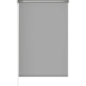 Штора рулонная блэкаут Silver 60x175 см серая