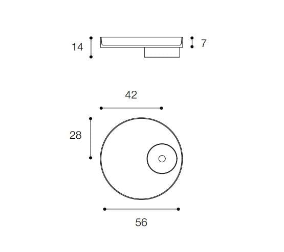 Мраморная круглая столешница Falper эксцентричный ARCH-00074038 - Вид №7
