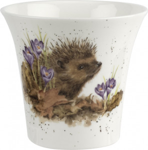 10669767 Royal Worcester Ваза Royal Worcester "Забавная фауна.Ежик" 10см Фаянс