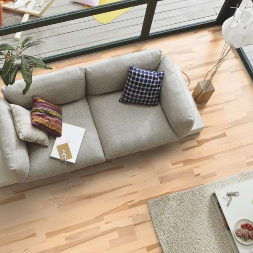 Паркетная доска Meister PС 200 Classic Лайвли 918 Бук Натур (Гладкая) 2400х200 мм 2300200103 - Вид №3