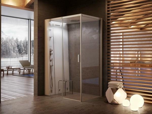 Jacuzzi® Многофункциональная душевая кабина из хрусталя с турецкой баней Cloud sun-id-1492291 - Вид №1