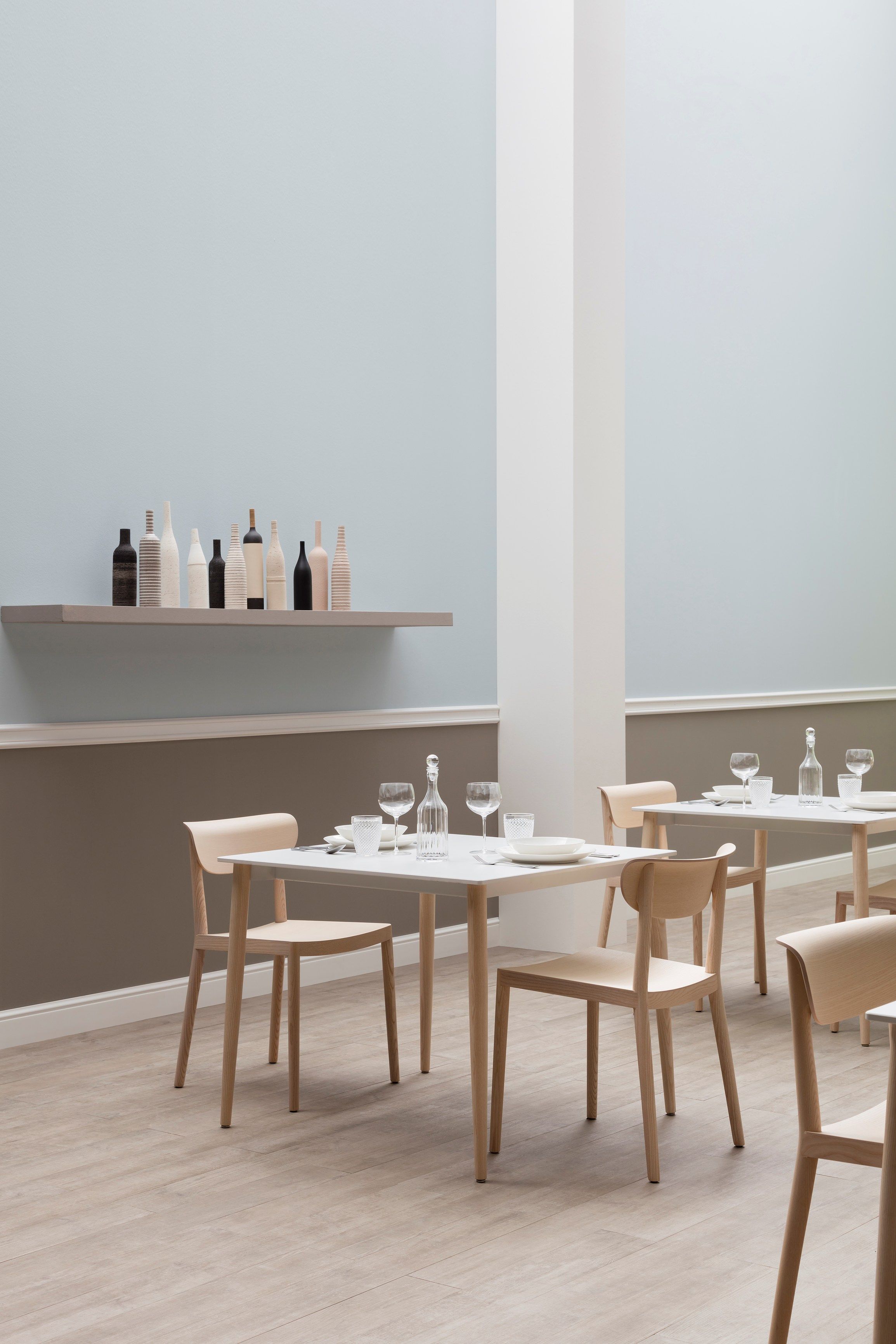 Высокий деревянный табурет с подставкой для ног Pedrali Мальме ARCH-00060293 - Вид №4