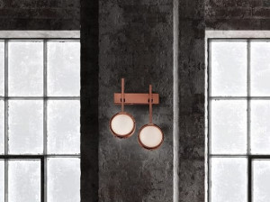 Металлический светодиодный настенный светильник