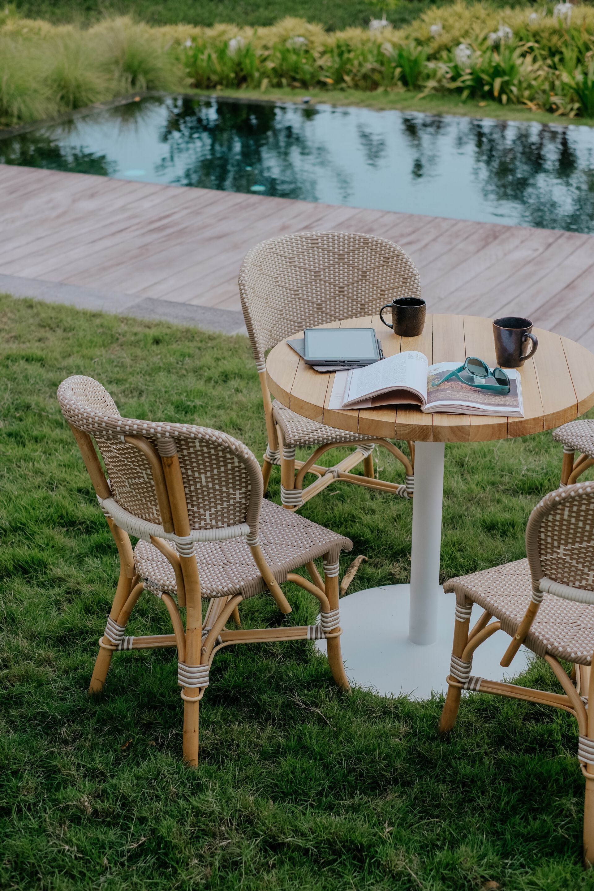 Ротанг сад стул с открытой спинкой cbdesign бистро ARCH-00150703 - Вид №3