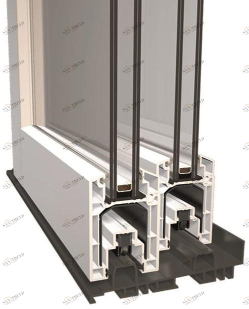 Diquigiovanni Раздвижное окно из пвх с двойным остеклением sun-id-1482219