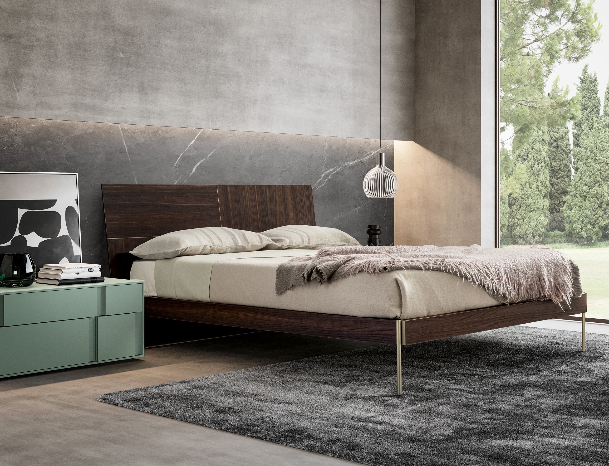 Деревянная двуспальная кровать Adok SIRIO ARCH-00149004 - Вид №3