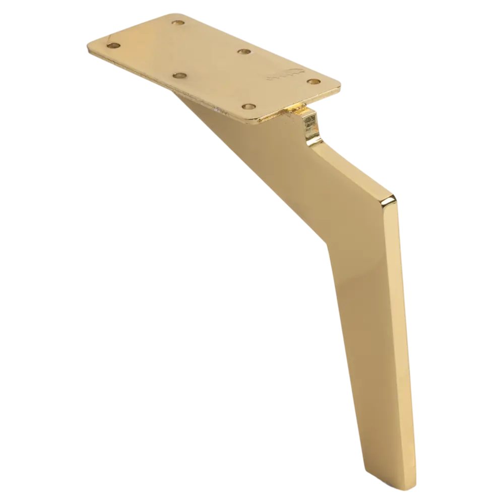 Jet Мебельная ножка прямоугольная золотая 15 см для столов и шкафов 89406135 STLM-1578868