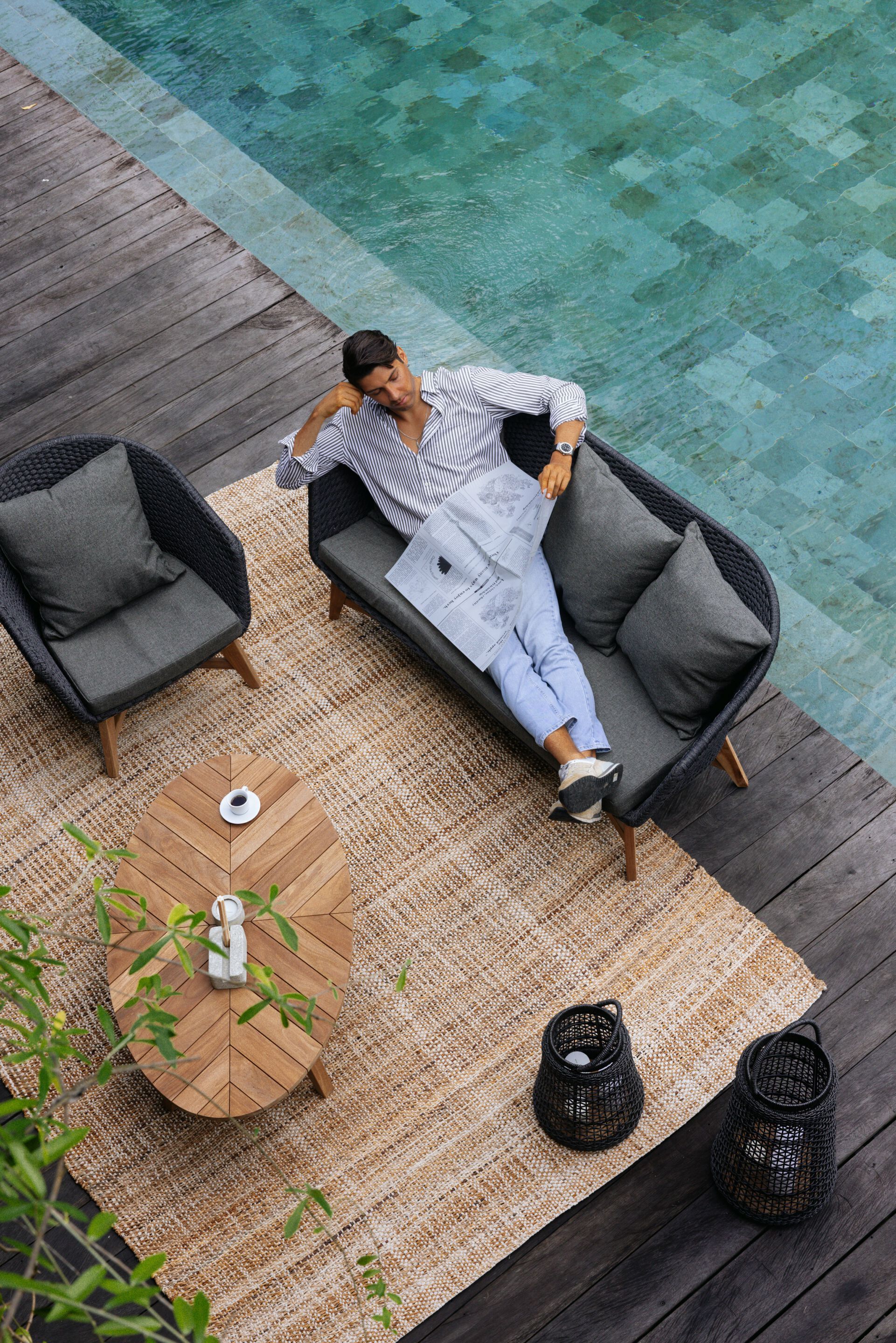 Тканевое садовое кресло с подлокотниками cbdesign Флориан ARCH-00035652 - Вид №5