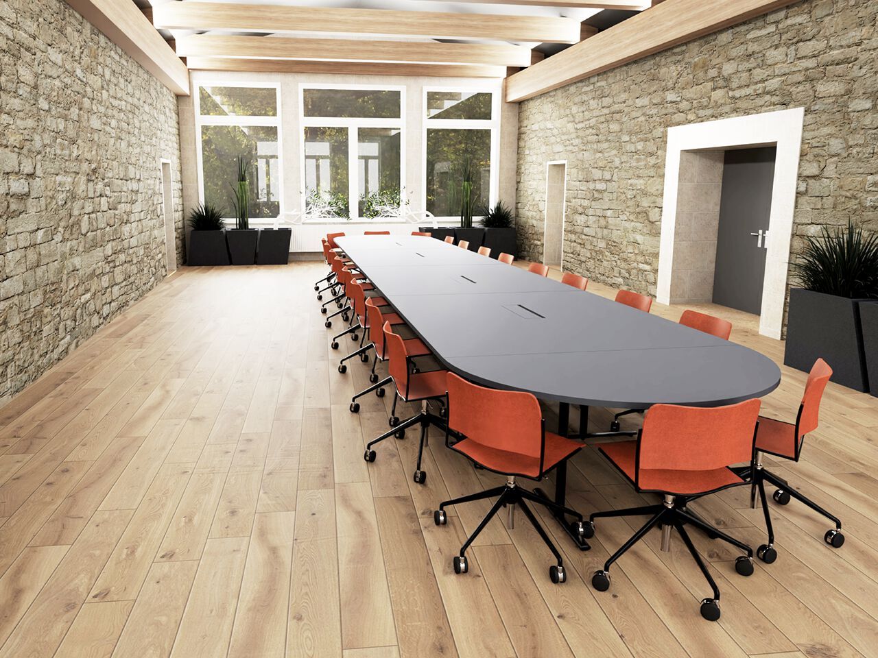 Прямоугольный стол для совещаний Howe Tempest ARCH-00125109 - Вид №2