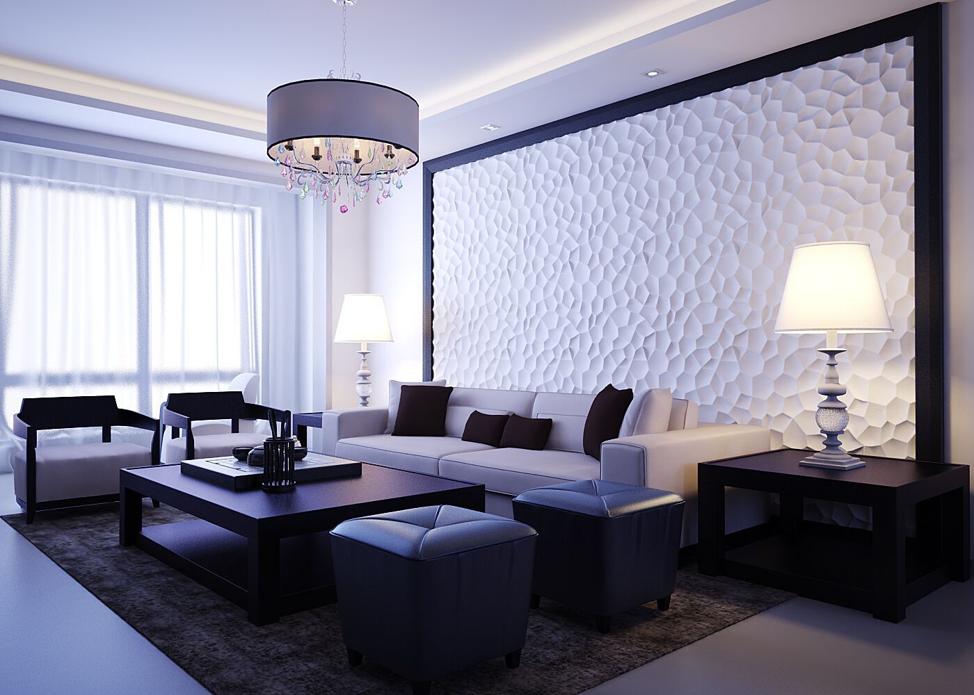 Трехмерное гипсовое покрытие WallDeco M-Modern ARCH-00023814 - Вид №3