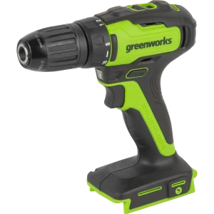 Дрель-шуруповерт аккумуляторная бесщеточная Greenworks GD24DD35 3704007, 24 В Li-Ion, без АКБ и ЗУ