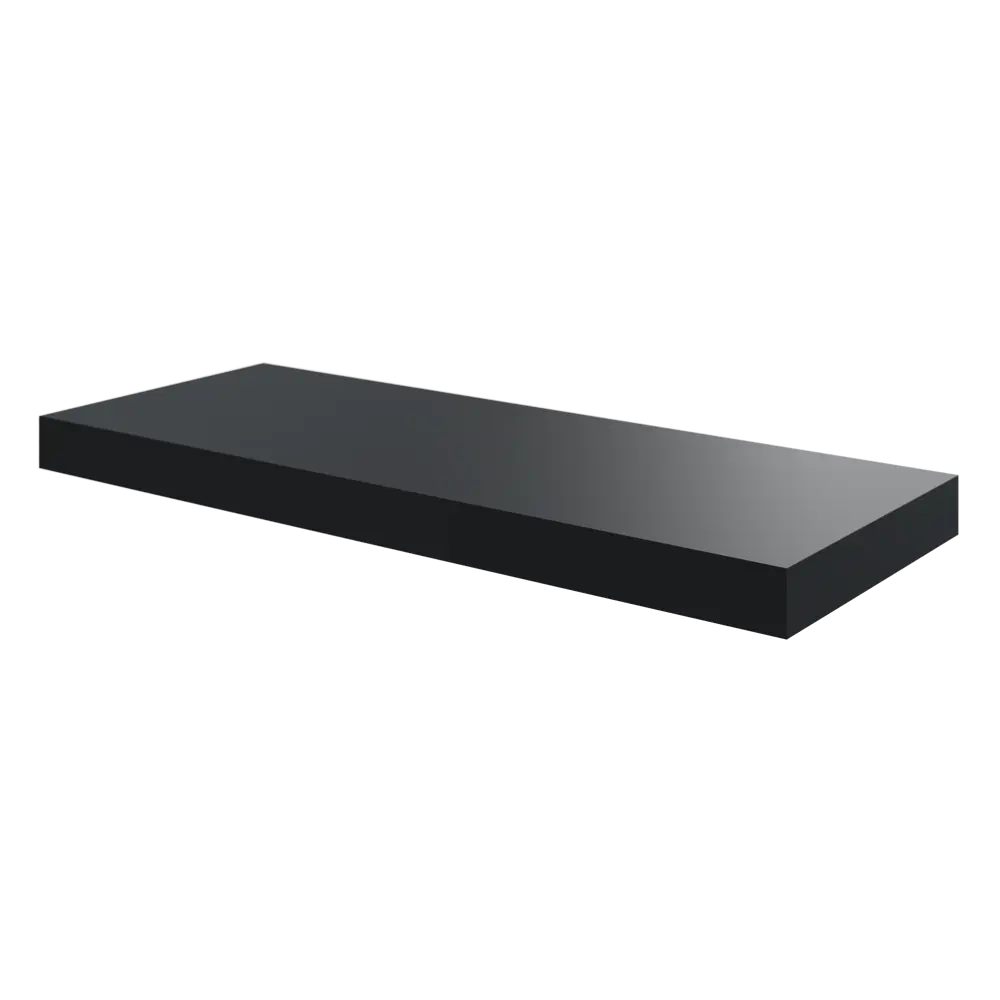 Полка настенная Spaceo Paris 60x23.5 см МДФ цвет чёрный 82877530 STLM-2176503 
