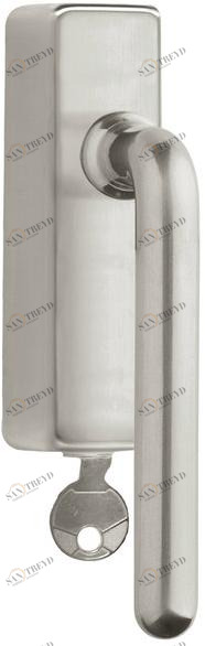 Formani Оконная ручка dk никель с замком Timeless 1921-dklock-o