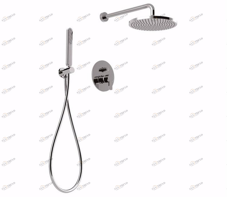 Rubinetteria Giulini Смеситель для душа с ручным душем с верхним душем Surf F5813kb