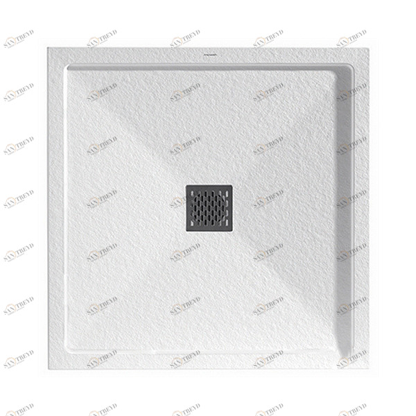 ДУШЕВОЙ ПОДДОН MALENKE 100X100 СМ STONE NOX WHITE McBath Q3
