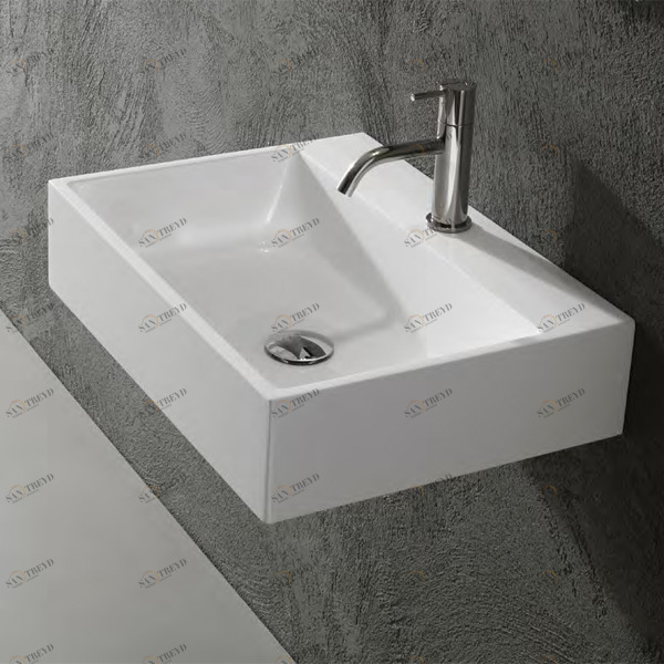 GESTO54 Подвесная раковина настенная овальная Antoniolupi  белая 