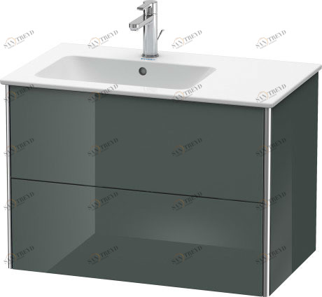 XS417603838 Тумбочка подвесная XSquare #XS4176 810 x 478 мм Доломитово-серый глянцевый лак Duravit