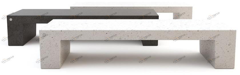 Bellitalia Реконструированная каменная скамья без спинки Eraclea sun-id-1510055