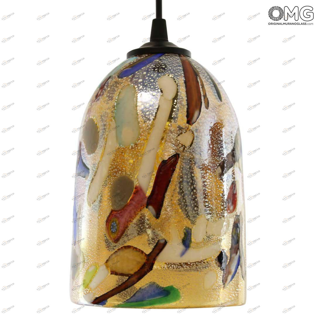4060 ORIGINALMURANOGLASS Потолочный светильник Миро песочный - муранское стекло OMG 12 см 