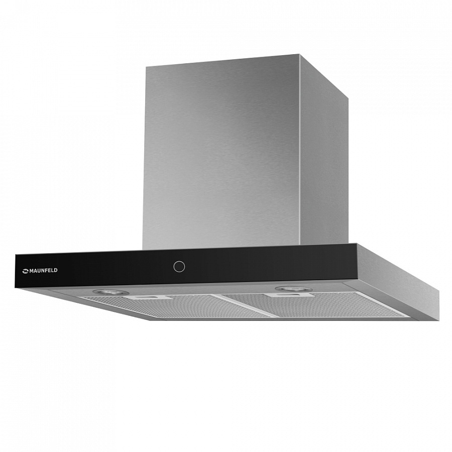TSH 60 Inox Вытяжка tsh 60 ""нержавейка""/ • тип: настенная• цвет: нерж.сталь+черный• управление: сенсорное• ширина, мм: 600• полная потребляемая мощность, вт: 200• количество скоростей: 3• максимальная производительность, м3/ч: 800• диаметр воздуховода Santreyd  - Вид №1