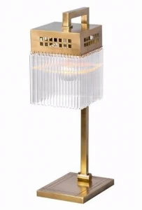 Patinas Lighting Настольная лампа из латуни ручной работы Hoffmann