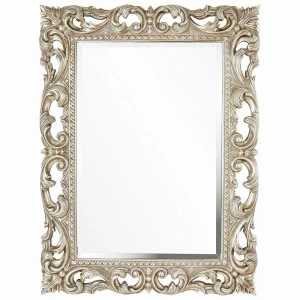Зеркало настенное 120х90 см античное серебро Oxford Silver ART-ZERKALO ДИЗАЙНЕРСКИЕ 00-3884064 Зеркальный;серебро