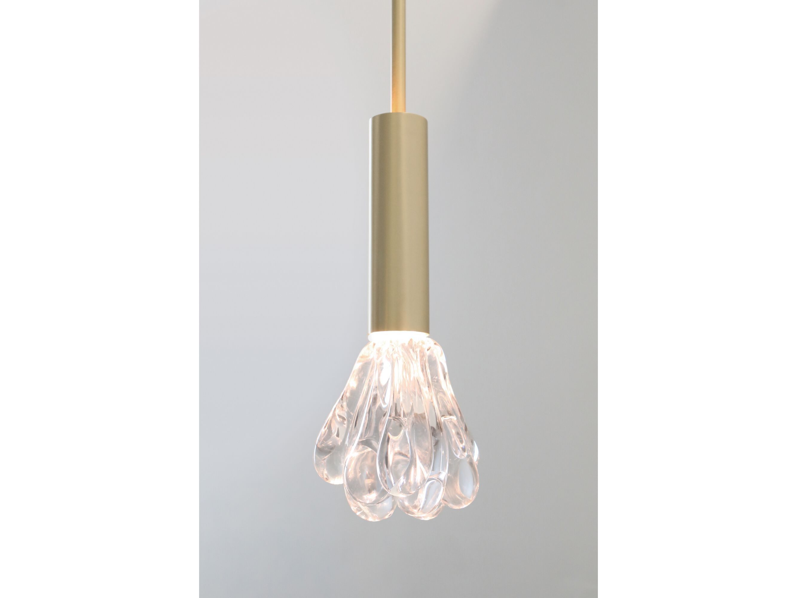 Подвесной светильник из латуни и стекла SkLO Dew ARCH-00133399 - Вид №3