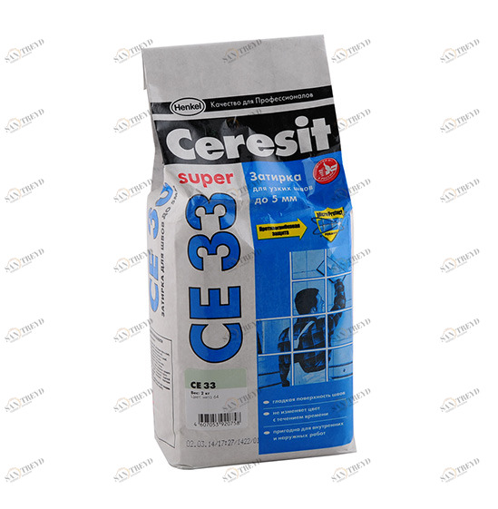 Затирка №67 Super СЕ 33 киви 2кг CERESIT 254466
