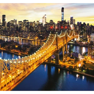 Фотообои 3D Flizart «Светящийся мост», флизелиновые, 300x280 см