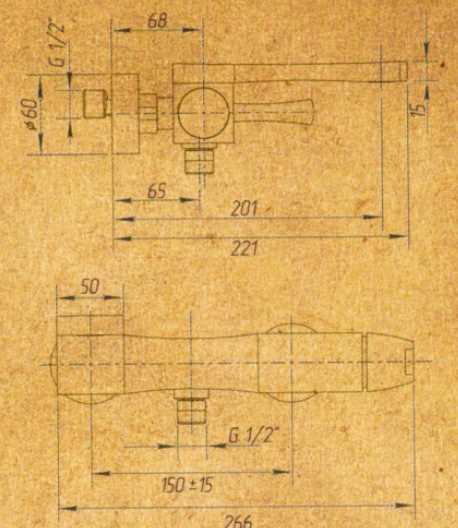 Смеситель MIGLIORE Opera ML.OPR-6002.DO для ванны/душа, золото  - Вид №2