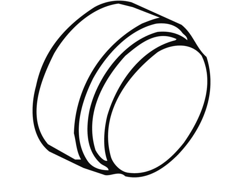 611XA.30 буфер двери стены HEWI System 111 | Edelstahl  - Вид №2